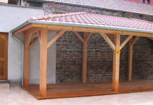 Pergola en Bois sur st Etienne